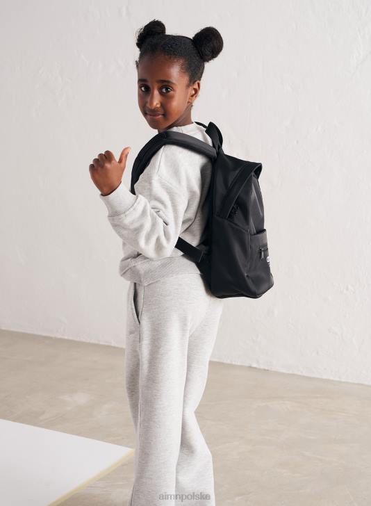 Akcesoria JF4L893 Dzieci AIM'N czarny mini nylonowy plecak