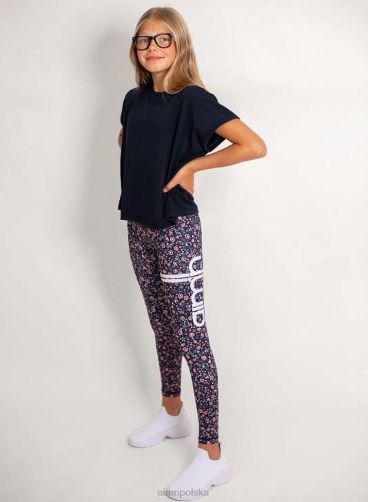 odzież JF4L75 Dzieci AIM'N Mini rajstopy w paski w kolorze fleur