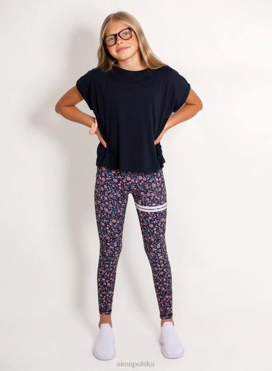 odzież JF4L75 Dzieci AIM'N Mini rajstopy w paski w kolorze fleur