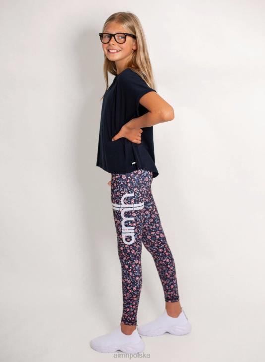 odzież JF4L75 Dzieci AIM'N Mini rajstopy w paski w kolorze fleur