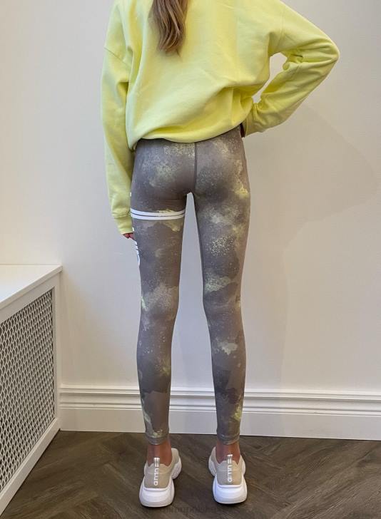 odzież JF4L84 Dzieci AIM'N Rajstopy w paski w kształcie lemoniady