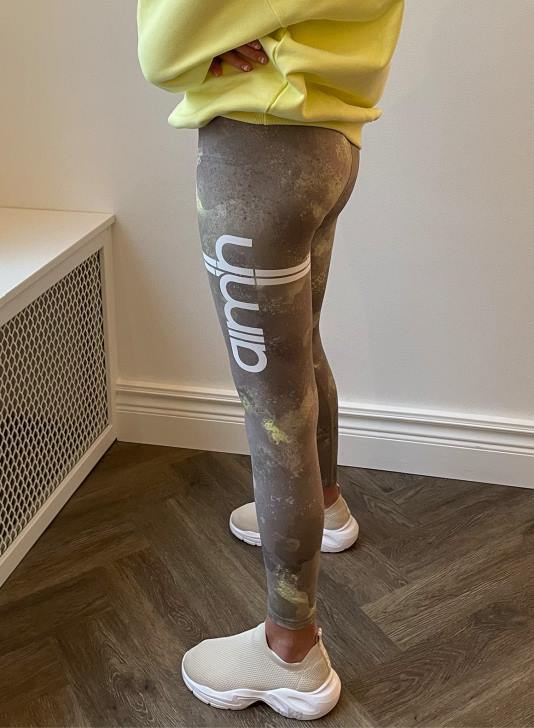 odzież JF4L84 Dzieci AIM'N Rajstopy w paski w kształcie lemoniady