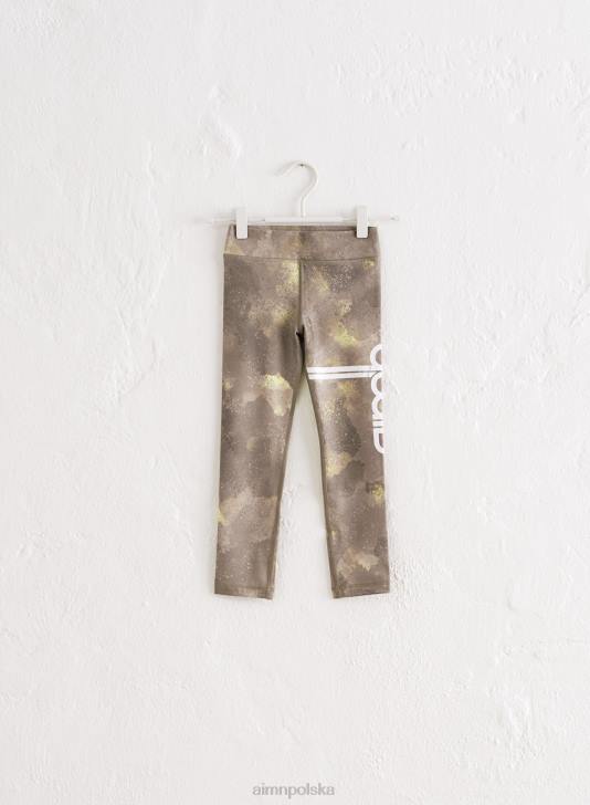 odzież JF4L84 Dzieci AIM'N Rajstopy w paski w kształcie lemoniady