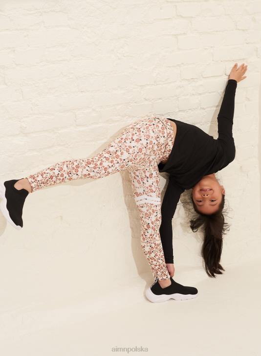 odzież JF4L894 Dzieci AIM'N czarny całodniowy mini z długim rękawem