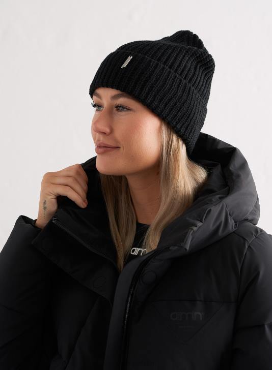 Akcesoria JF4L810 kobiety AIM'N czarna czapka