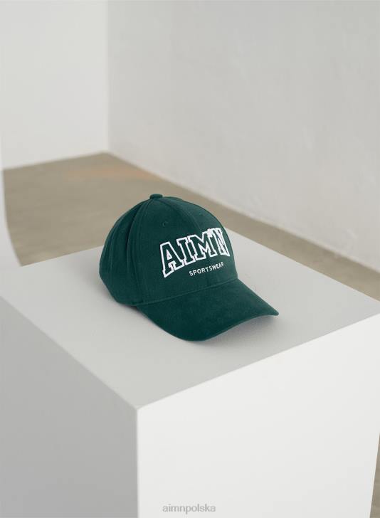 Akcesoria JF4L785 kobiety AIM'N sosnowo-zielona czapka studencka