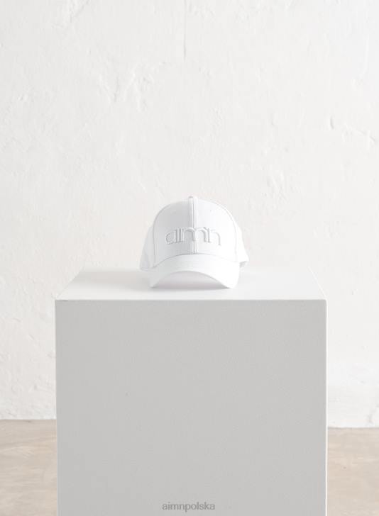 Akcesoria JF4L798 kobiety AIM'N biała czapka z logo