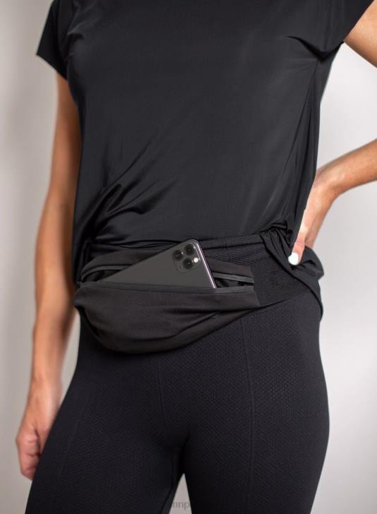 Akcesoria JF4L781 kobiety AIM'N Czarny, elastyczny pasek z logo do biegania