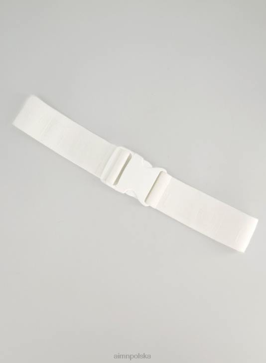 Akcesoria JF4L843 kobiety AIM'N Pasek z klamrą z logo w kolorze złamanej bieli