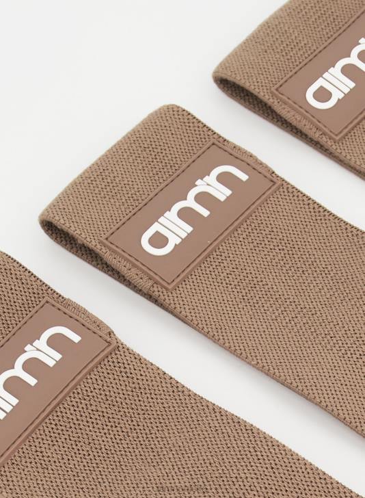 Akcesoria JF4L872 kobiety AIM'N opaski oporowe z tkaniny espresso