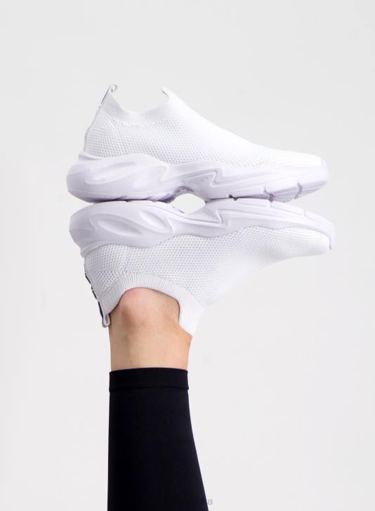 buty JF4L753 kobiety AIM'N białe trampki Aim High