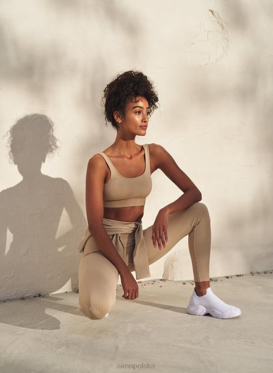 buty JF4L753 kobiety AIM'N białe trampki Aim High