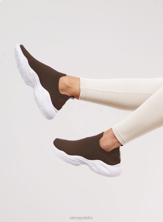 buty JF4L757 kobiety AIM'N Wysokie trampki macchiato aim