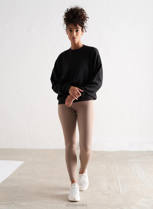odzież JF4L646 kobiety AIM'N czarna wygodna bluza