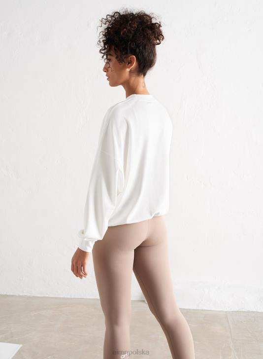 odzież JF4L653 kobiety AIM'N wygodna bluza w kolorze złamanej bieli