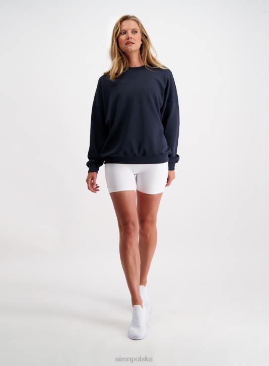 odzież JF4L654 kobiety AIM'N granatowa wygodna bluza