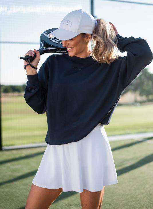 odzież JF4L654 kobiety AIM'N granatowa wygodna bluza