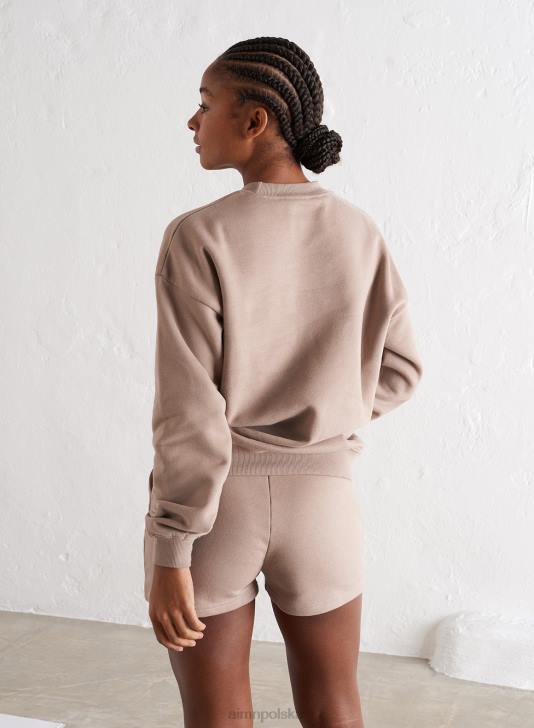 odzież JF4L658 kobiety AIM'N Bluza z logo espresso