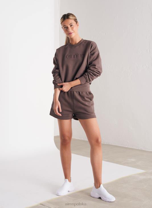 odzież JF4L664 kobiety AIM'N Bluza z logo macchiato