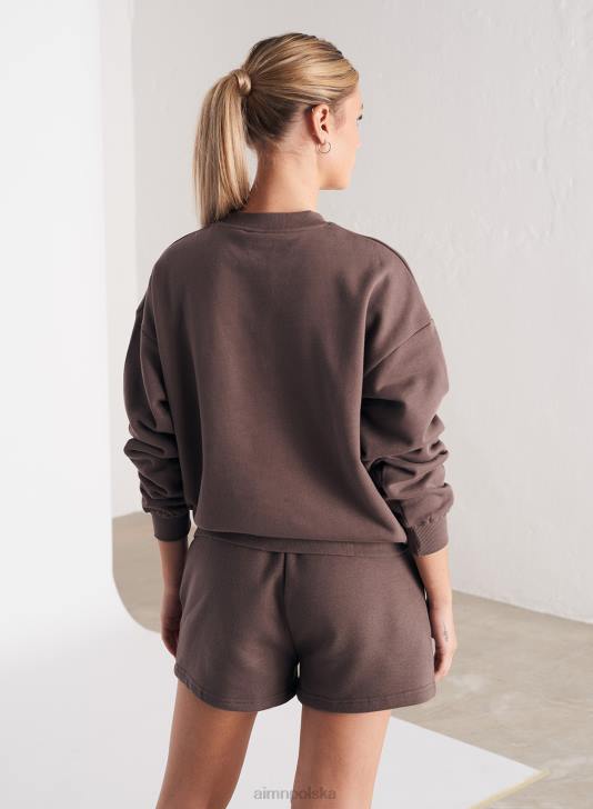 odzież JF4L664 kobiety AIM'N Bluza z logo macchiato