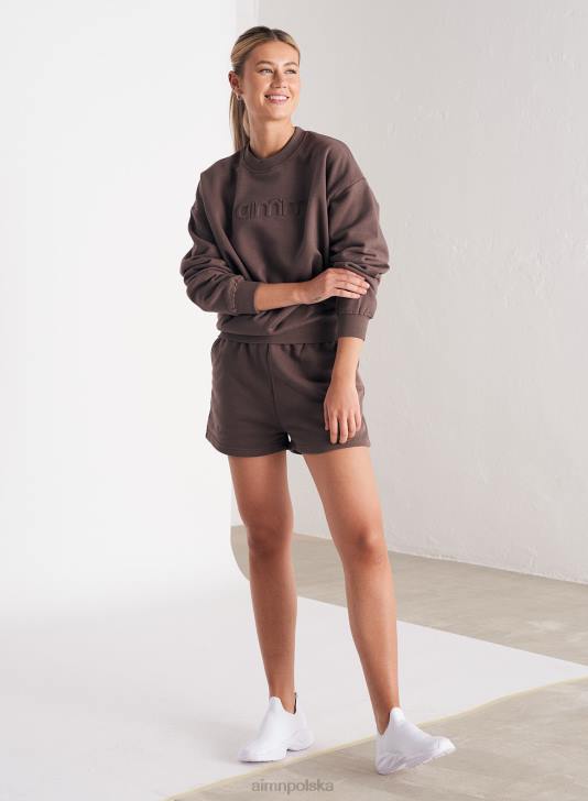 odzież JF4L664 kobiety AIM'N Bluza z logo macchiato