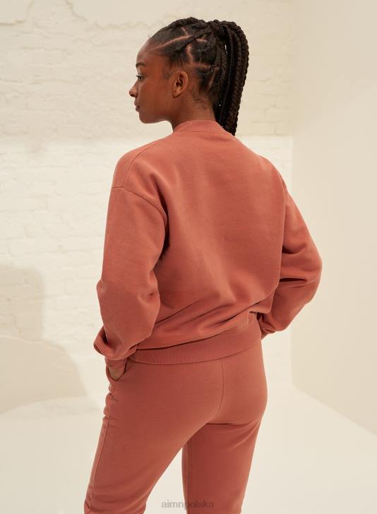 odzież JF4L691 kobiety AIM'N różowa bluza CLF