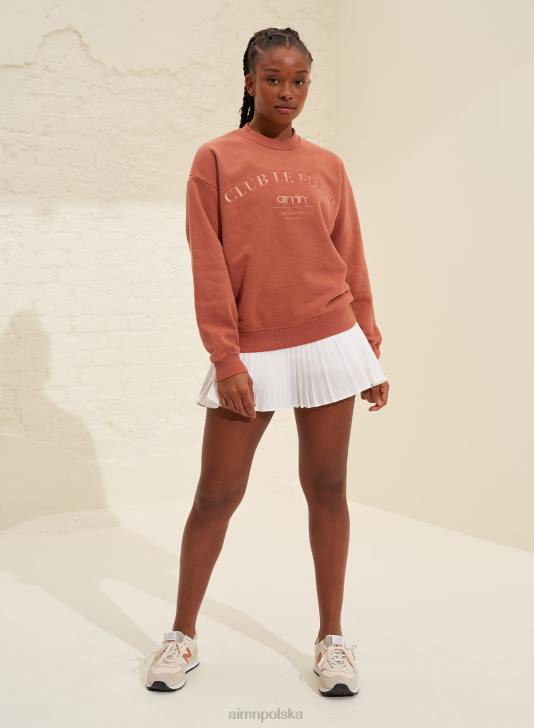 odzież JF4L691 kobiety AIM'N różowa bluza CLF