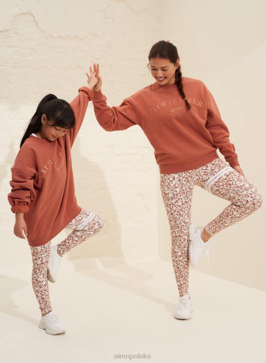 odzież JF4L691 kobiety AIM'N różowa bluza CLF