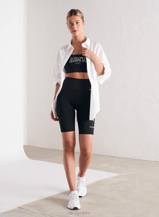 odzież JF4L316 kobiety AIM'N biała koszula oversize