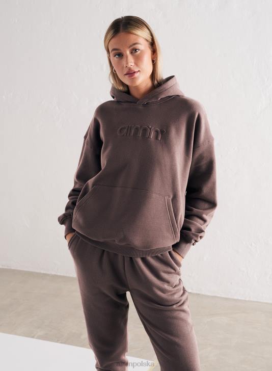 odzież JF4L650 kobiety AIM'N Kaptur z logo macchiato