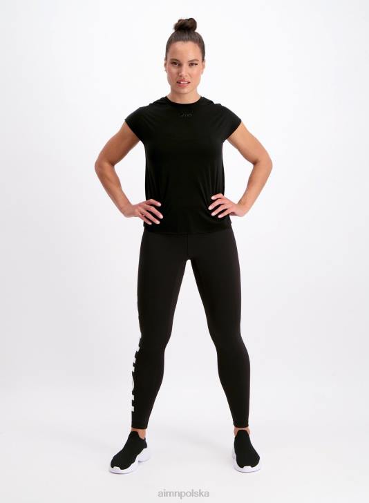 odzież JF4L420 kobiety AIM'N czarny, przezroczysty, techniczny rękaw z czapką