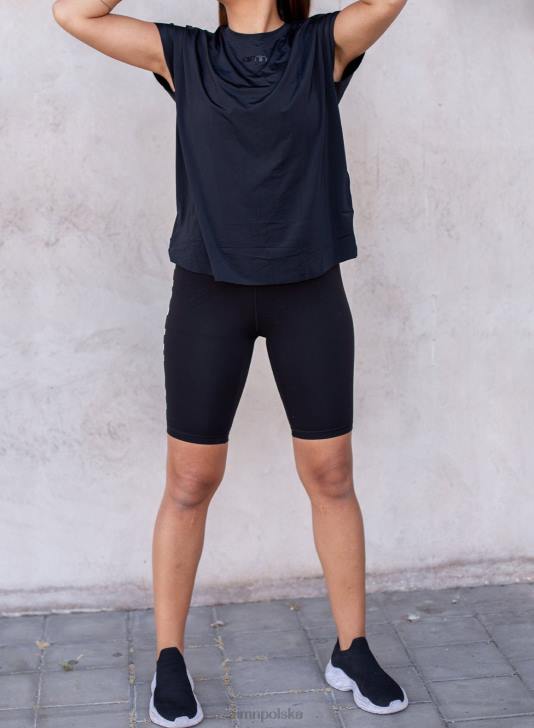 odzież JF4L420 kobiety AIM'N czarny, przezroczysty, techniczny rękaw z czapką