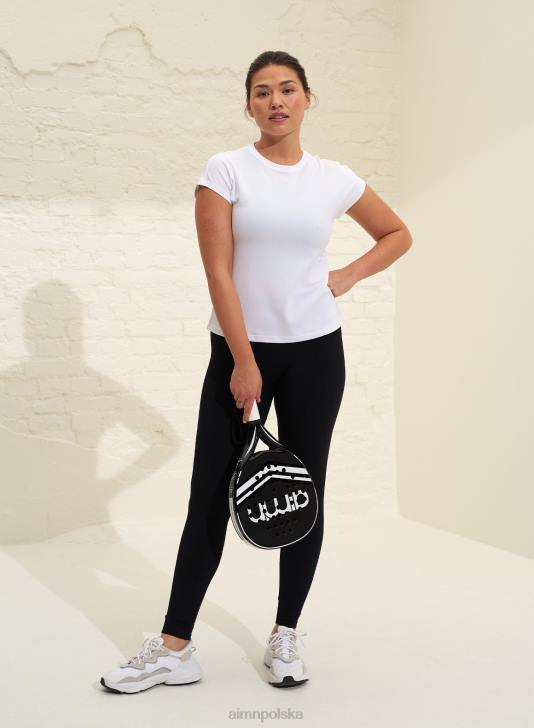 odzież JF4L425 kobiety AIM'N biały, przewiewny top