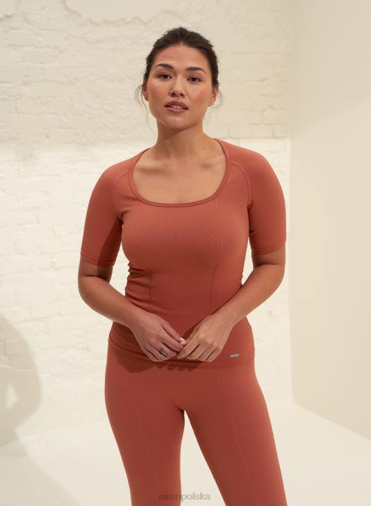 odzież JF4L442 kobiety AIM'N Rouge Lux, bezszwowy krótki rękaw