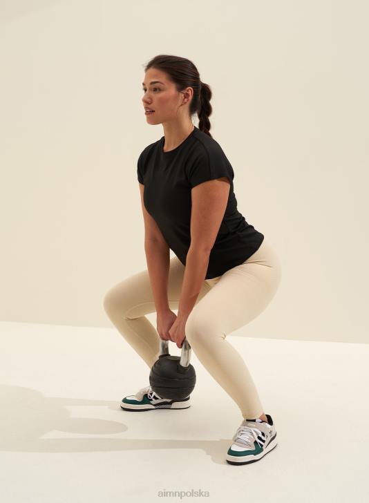 odzież JF4L447 kobiety AIM'N czarny, przewiewny top