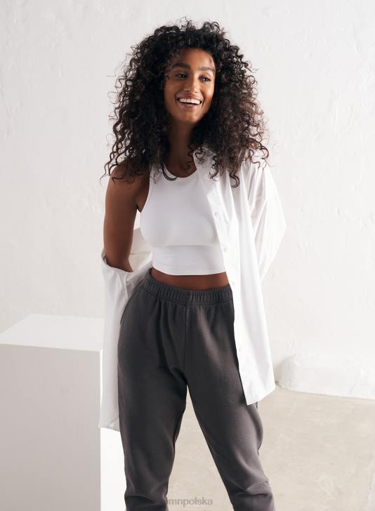 odzież JF4L347 kobiety AIM'N biały, bezszwowy podkoszulek