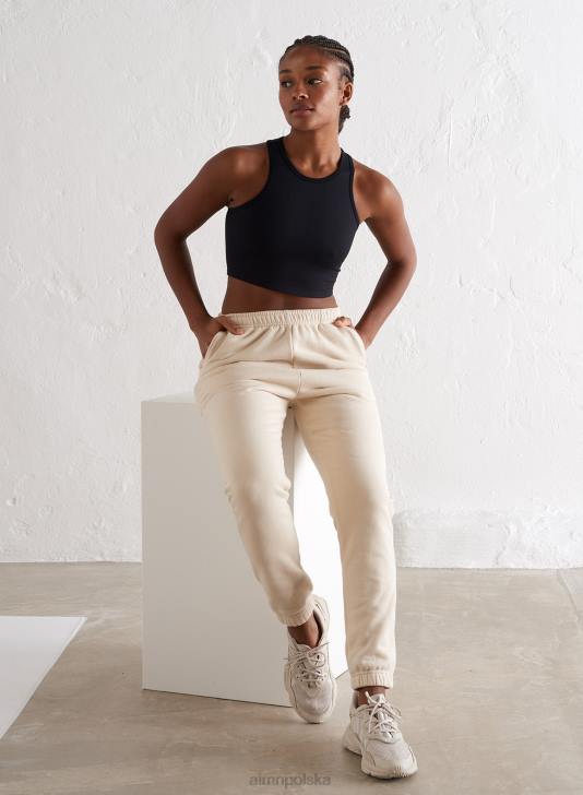 odzież JF4L363 kobiety AIM'N czarny bezszwowy podkoszulek