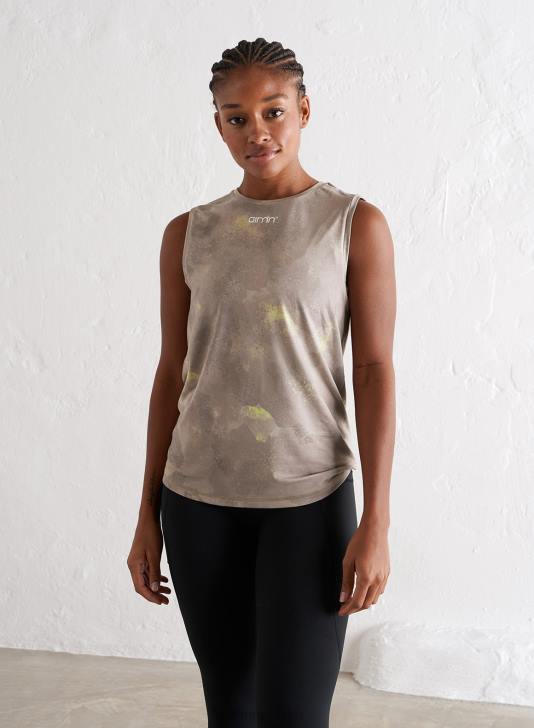 odzież JF4L400 kobiety AIM'N Miękki, basicowy top bez rękawów z lemoniadą Crush