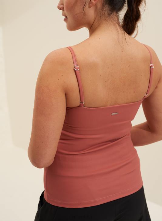 odzież JF4L402 kobiety AIM'N różowy podkoszulek z miękkim paskiem