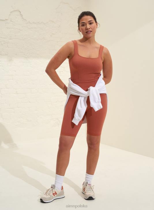 odzież JF4L422 kobiety AIM'N Rouge luksusowy, bezszwowy podkoszulek