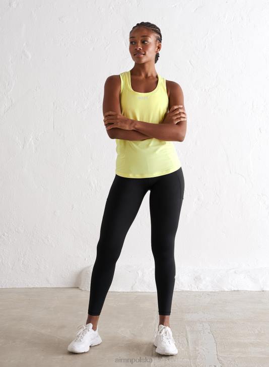 odzież JF4L423 kobiety AIM'N Podstawowy zbiornik typu racerback z lemoniadą Soft