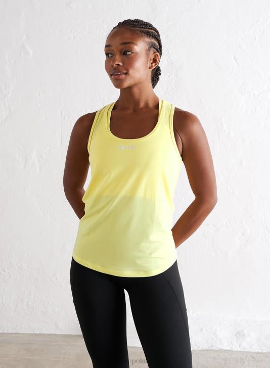 odzież JF4L423 kobiety AIM'N Podstawowy zbiornik typu racerback z lemoniadą Soft