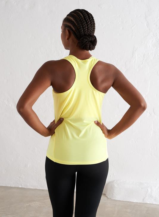 odzież JF4L423 kobiety AIM'N Podstawowy zbiornik typu racerback z lemoniadą Soft