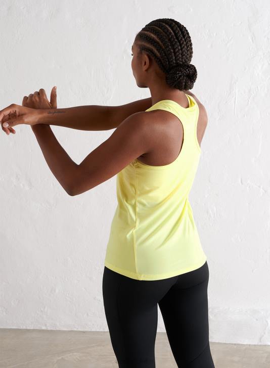 odzież JF4L423 kobiety AIM'N Podstawowy zbiornik typu racerback z lemoniadą Soft