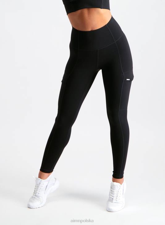 odzież JF4L108 kobiety AIM'N czarne rajstopy kieszonkowe