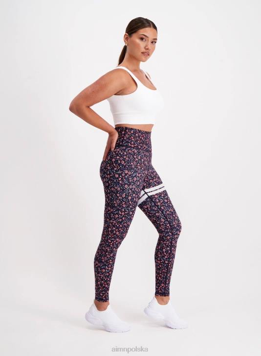 odzież JF4L109 kobiety AIM'N rajstopy w fleurowe paski