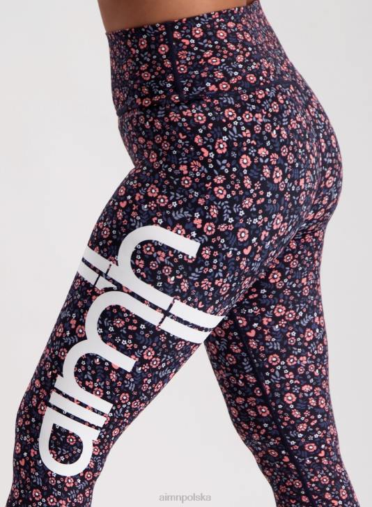 odzież JF4L109 kobiety AIM'N rajstopy w fleurowe paski