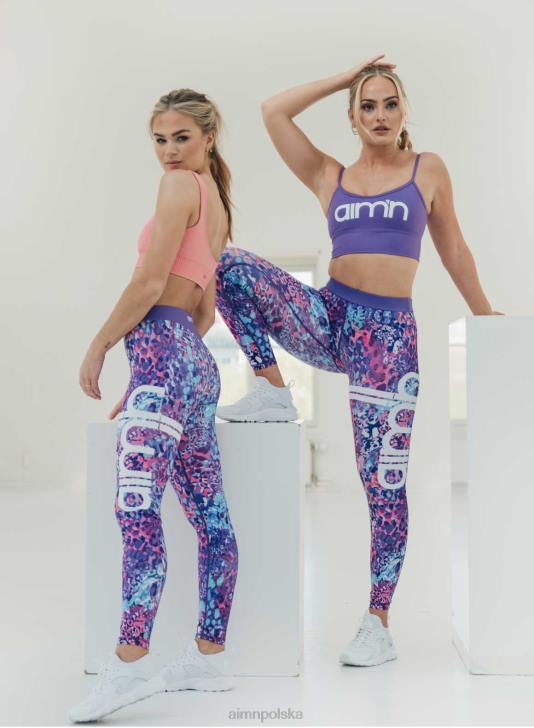 odzież JF4L122 kobiety AIM'N Rajstopy w tropikalne paski