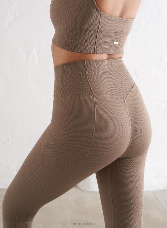 odzież JF4L12 kobiety AIM'N Rajstopy bezszwowe espresso luxe