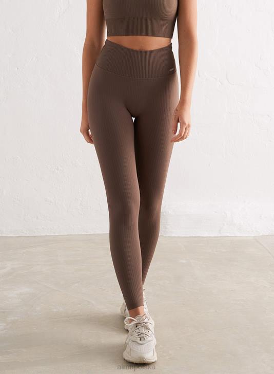 odzież JF4L18 kobiety AIM'N Bezszwowe rajstopy macchiato ze ściągaczem